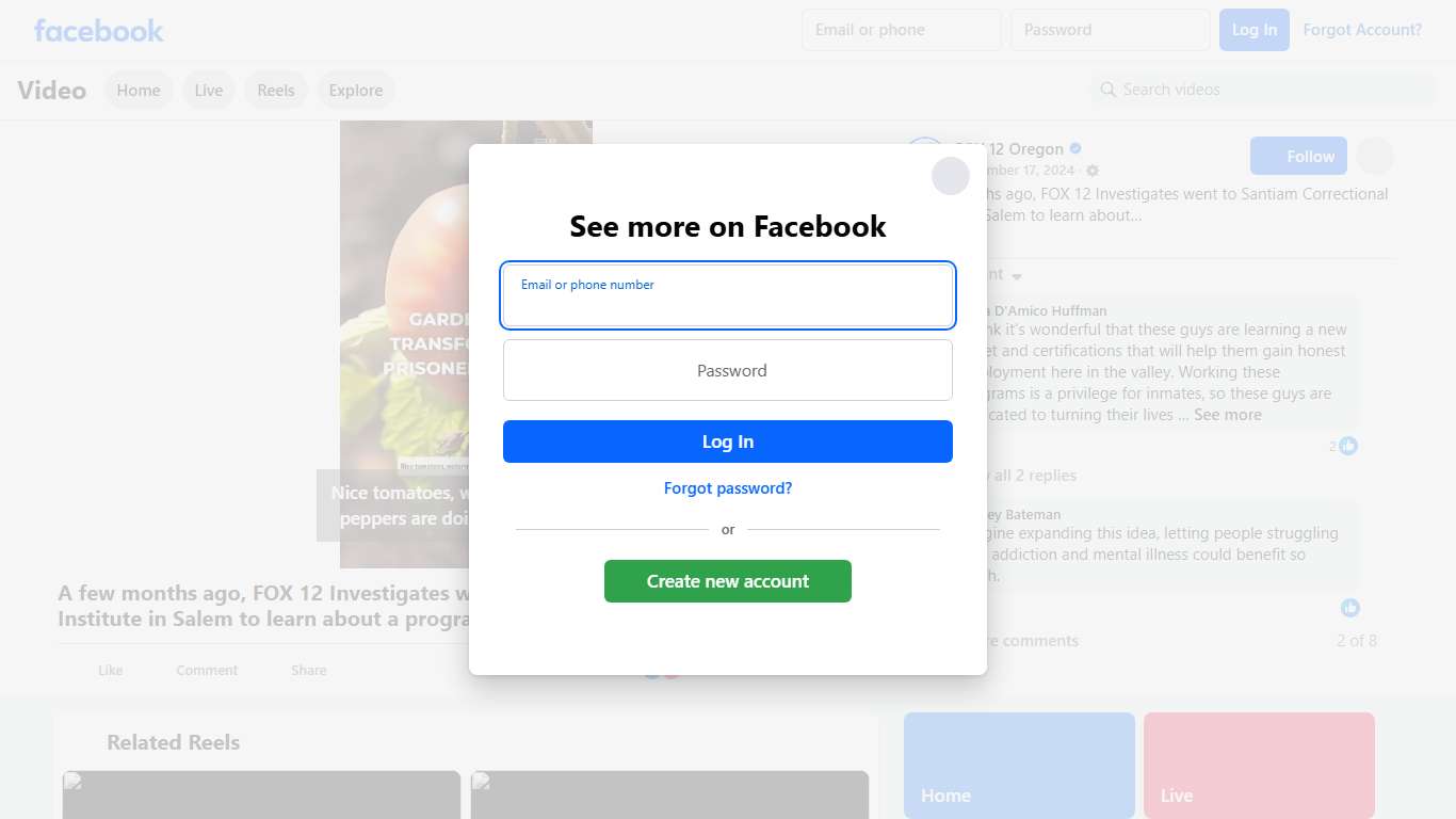 A few months ago, FOX 12 Investigates went to Santiam Correctional Institute in Salem to learn about a program that’s teaching inmates how to grow their own food. Find the full story at KPTV.com | FOX 12 Oregon | Facebook